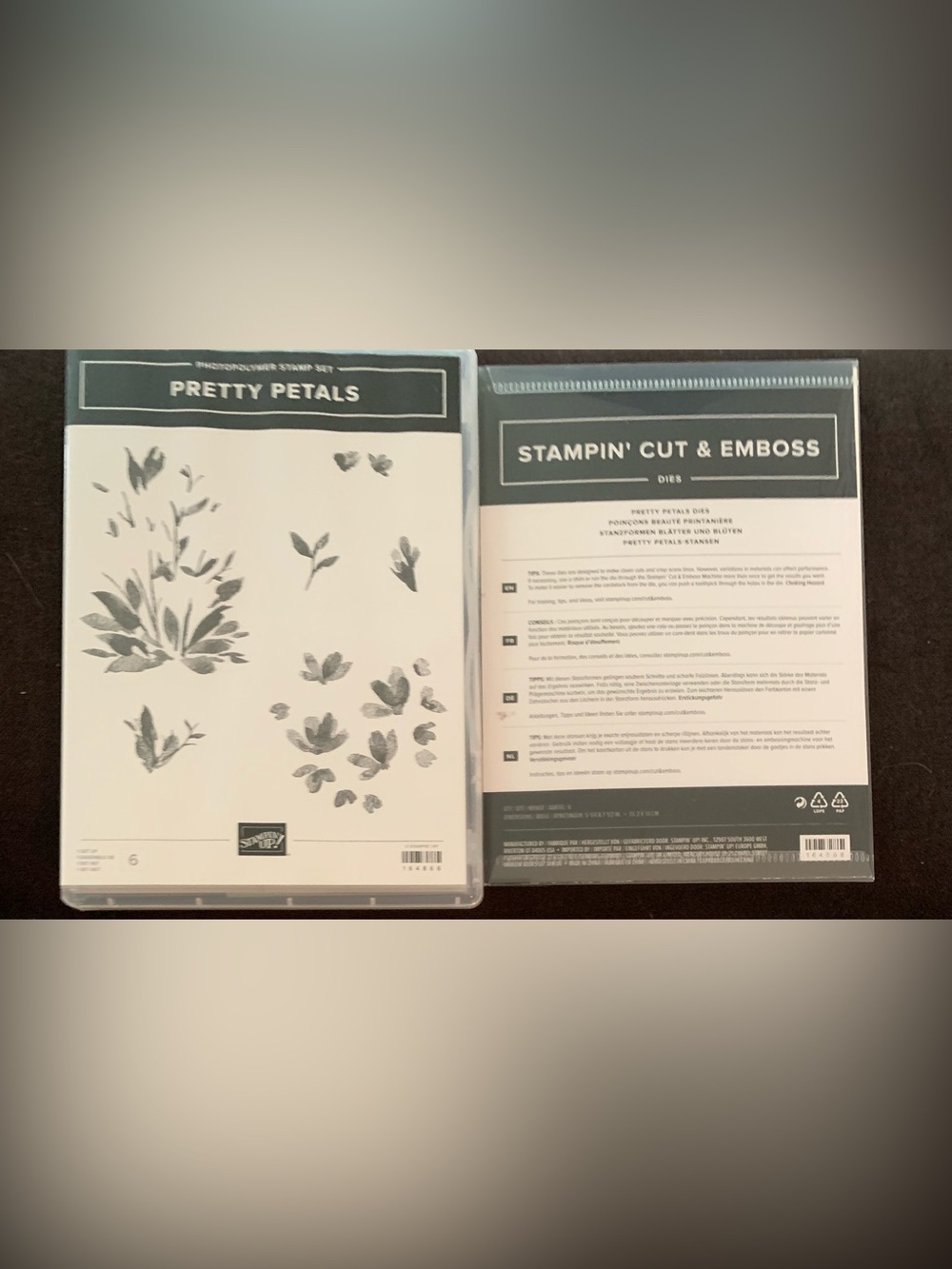 Stampin' Up! Pretty Petals Stamp Set with Coordinating Die Cuts Bundle